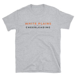 White Plains Cheerleading Short-Sleeve Grey T-Shirt