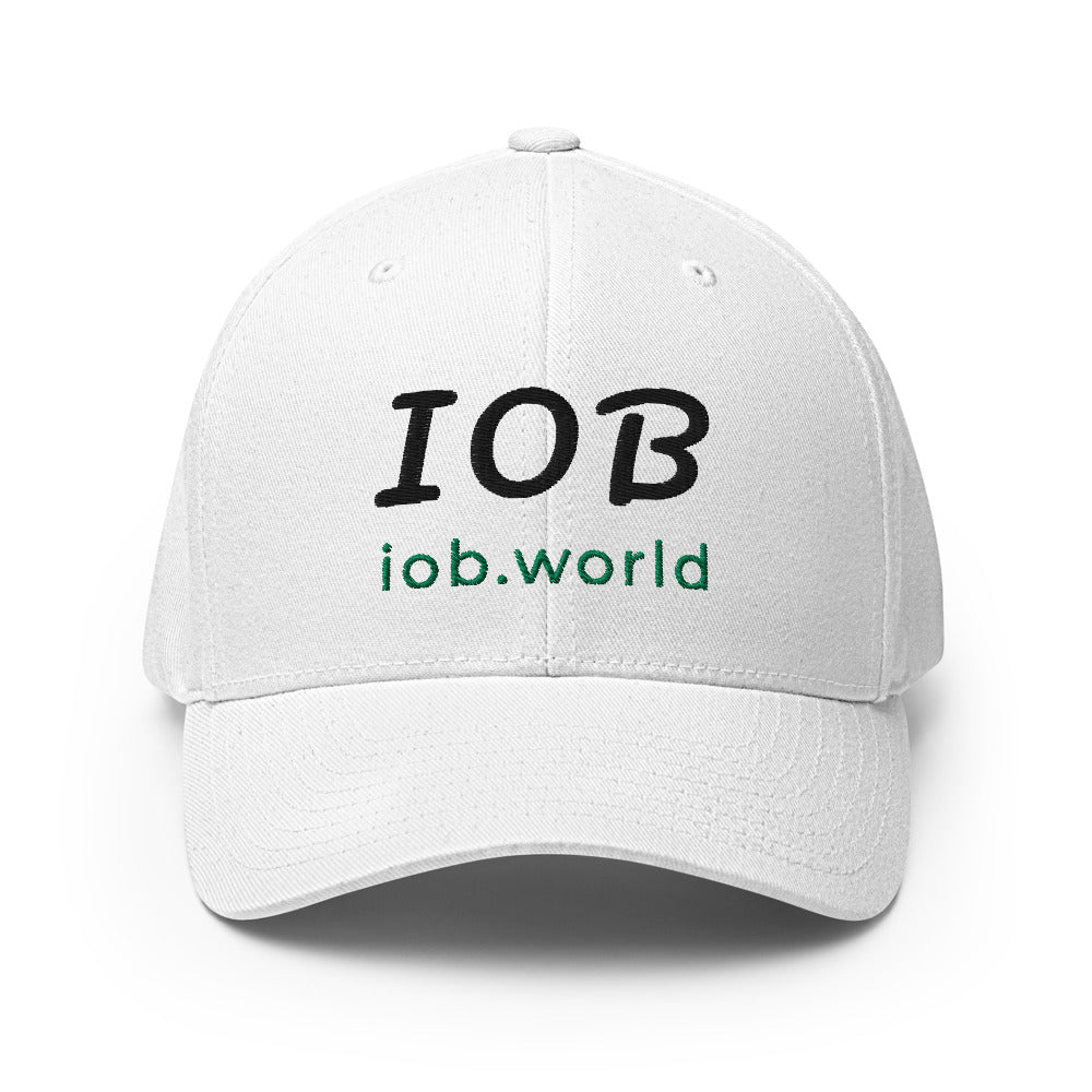 IOB - White Structured Twill Cap