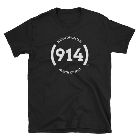 (914) Logo Short-Sleeve Black T-Shirt