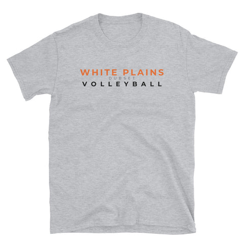 White Plains Volleyball Short-Sleeve Grey T-Shirt