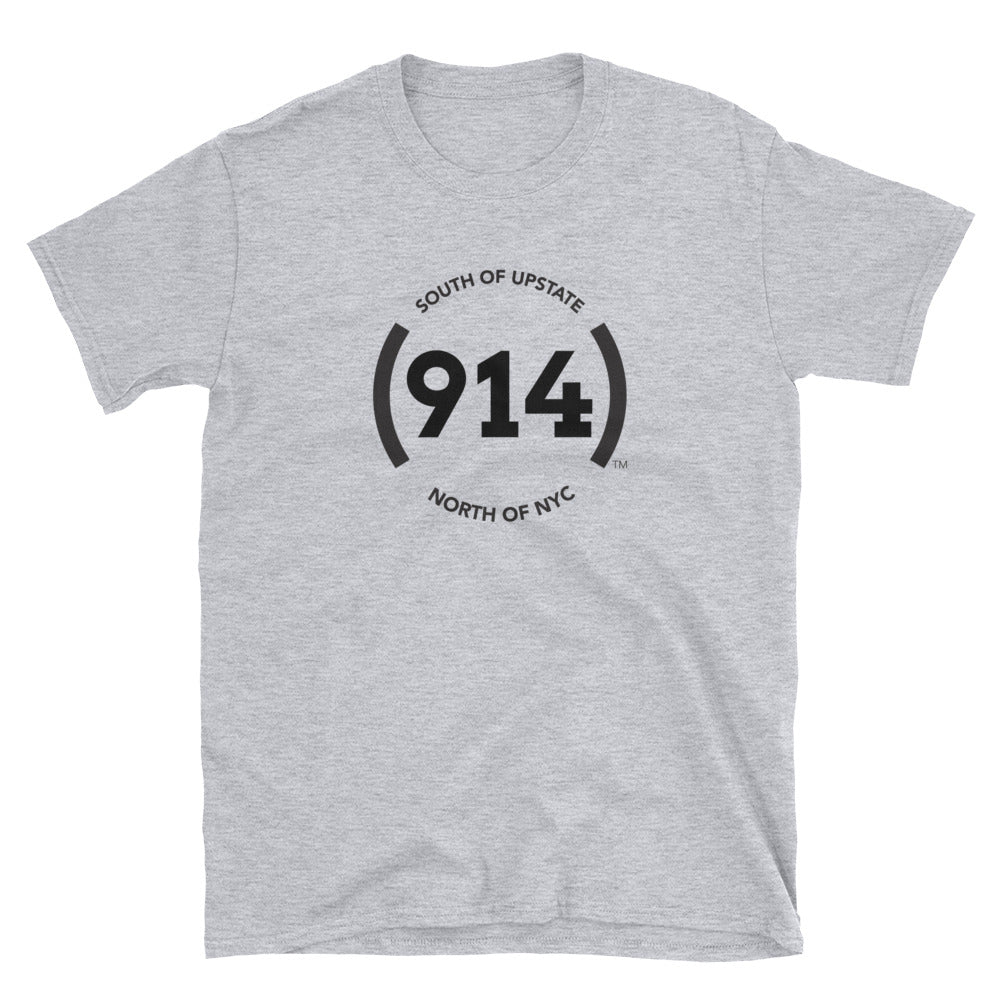 (914) Logo Short-Sleeve Grey T-Shirt