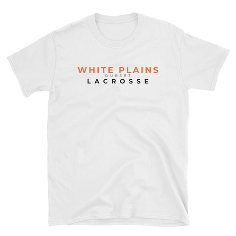 White Plains Lacrosse Short-Sleeve White T-Shirt