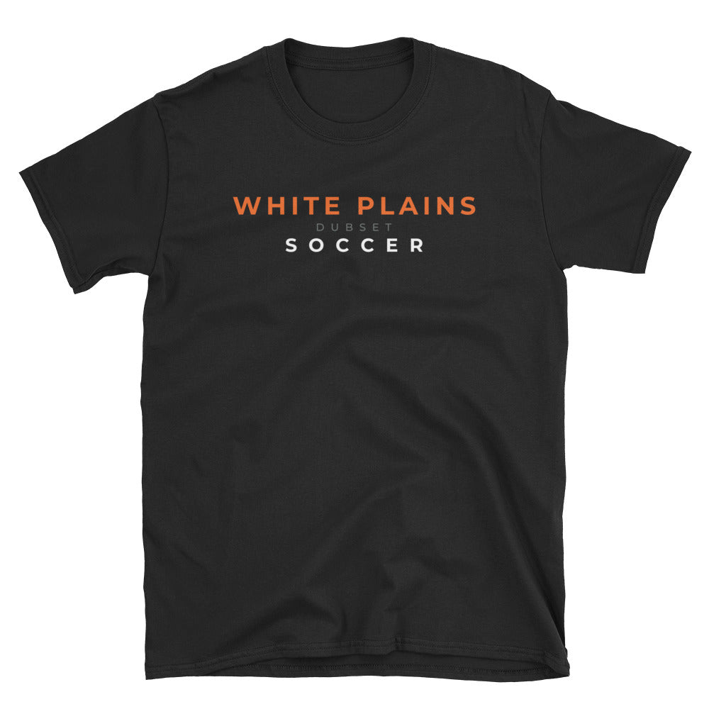 White Plains Soccer Short-Sleeve Black T-Shirt