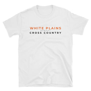 White Plains Cross Country Short-Sleeve White T-Shirt