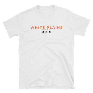 White Plains Mom Short-Sleeve White T-Shirt