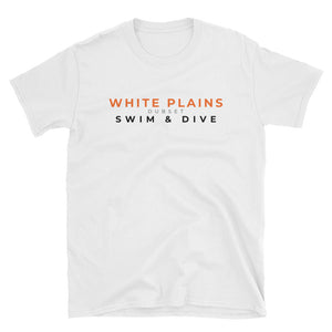 White Plains Swim & Dive Short-Sleeve White T-Shirt