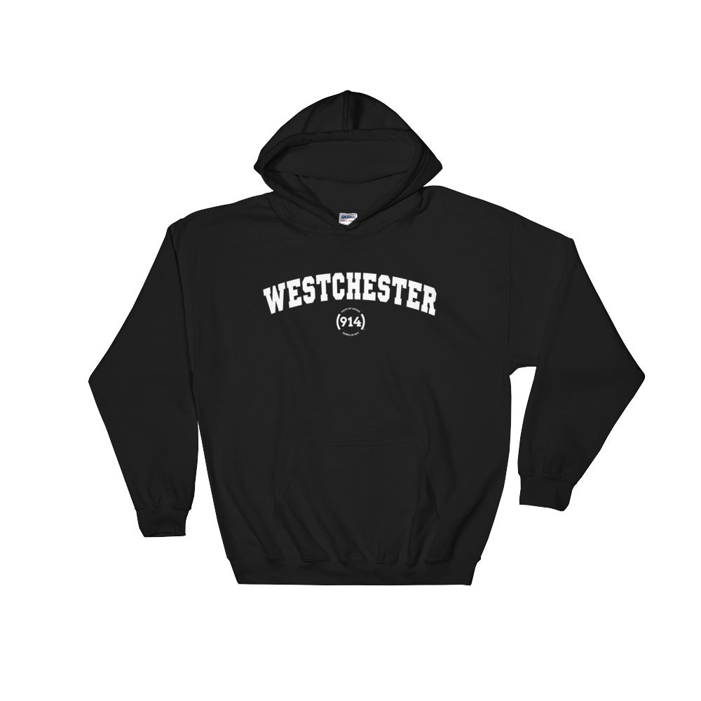 Signature Westchester Black Hooded Sweatshirt
