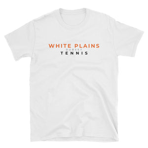 White Plains Tennis Short-Sleeve White T-Shirt