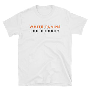White Plains Ice Hockey Short-Sleeve White T-Shirt