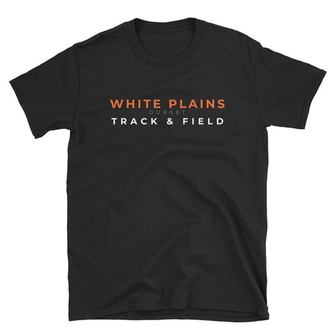 White Plains Track & Field Short-Sleeve Black T-Shirt