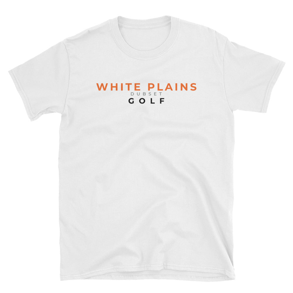 White Plains Golf Short-Sleeve White T-Shirt