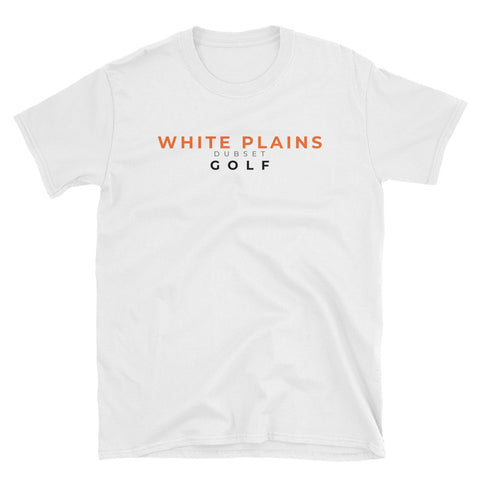White Plains Golf Short-Sleeve White T-Shirt