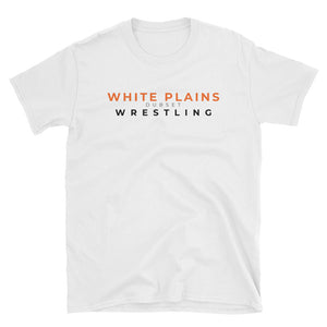 White Plains Wrestling Short-Sleeve White T-Shirt