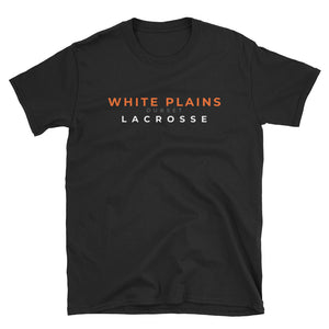 White Plains Lacrosse Short-Sleeve Black T-Shirt