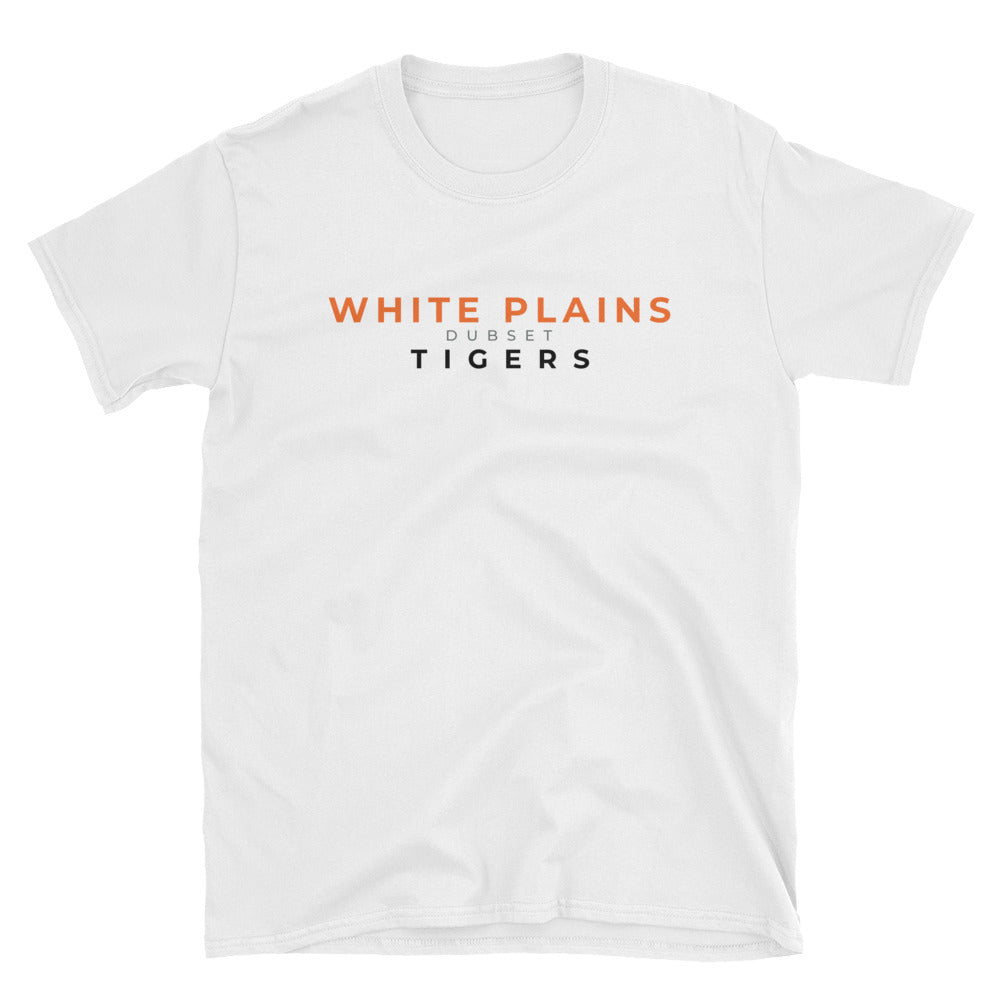 White Plains Tigers Short-Sleeve White T-Shirt