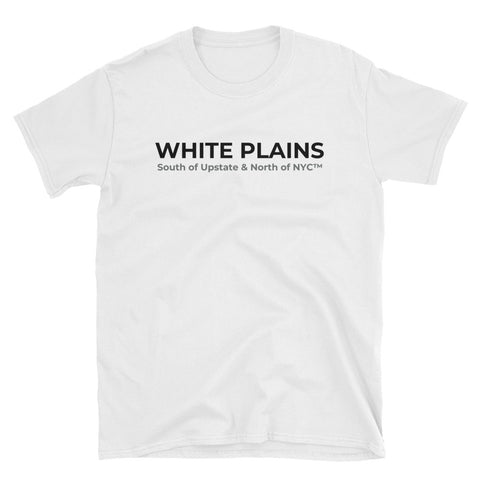 White Plains Short-Sleeve White & Black T-Shirt
