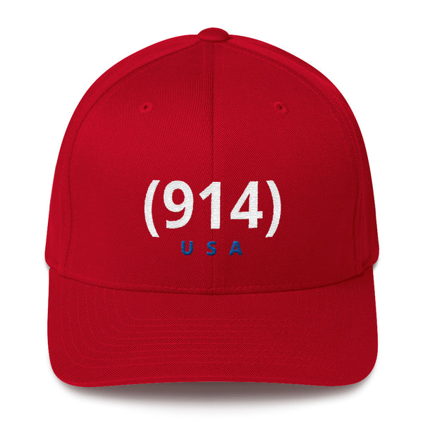 Signature (914) Red USA Cap