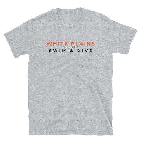 White Plains Swim & Dive Short-Sleeve Grey T-Shirt