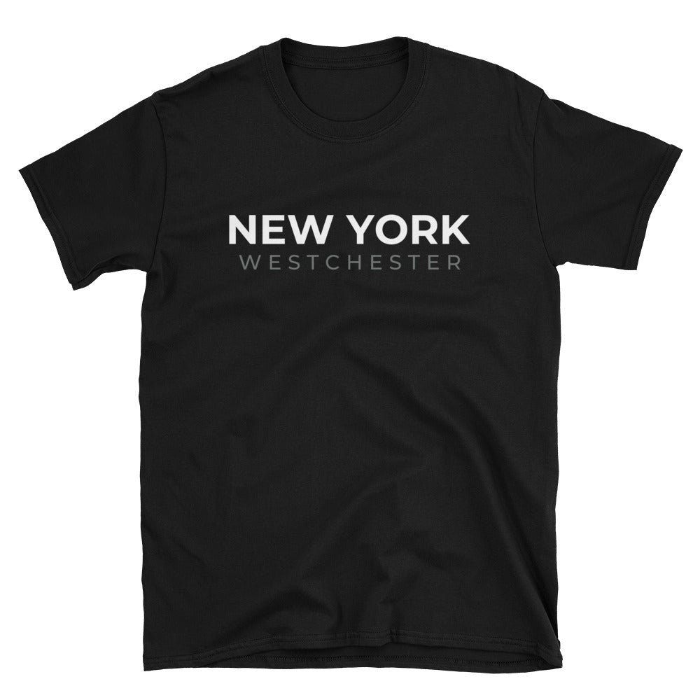 New York & Westchester Short-Sleeve Black T-Shirt
