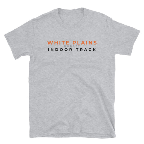 White Plains Indoor Track Short-Sleeve Grey T-Shirt